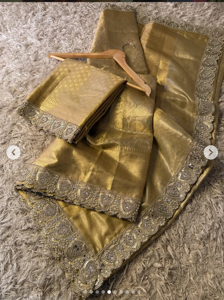 KanjivaramKatan Tissue Silk Saree