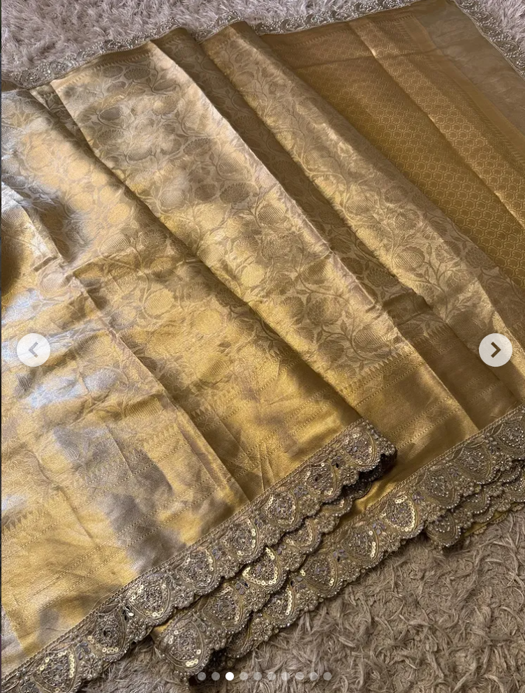 KanjivaramKatan Tissue Silk Saree